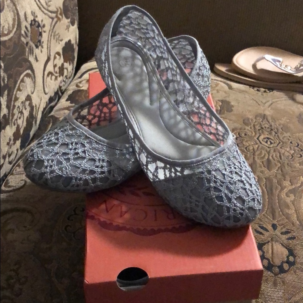 Grey flats